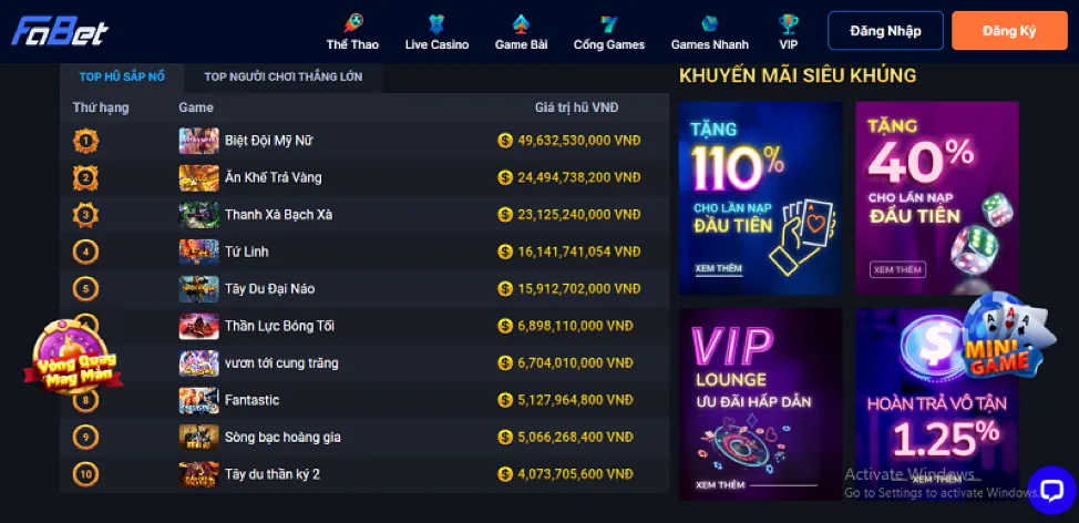Game Vua Bắn Cá tại RW88